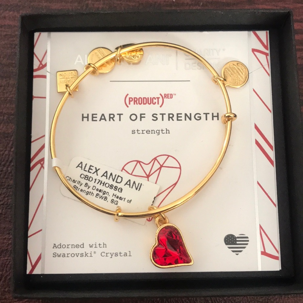 🌹VDAY GIFT🌹Alex and ani “heart of strength”SALE